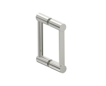 6 po poignée double pour porte de douche en verre PORTO 1377806 nickel brossé