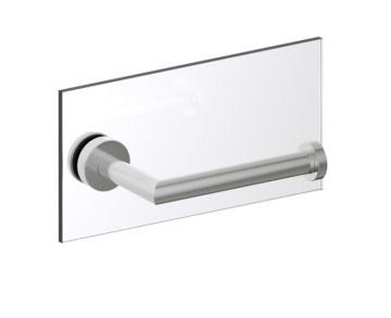 simple porte-papier hygiénique traversant pour verre OSLO 144151TG nickel brossé