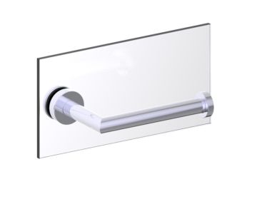 simple porte-papier hygiénique traversant pour verre OSLO 144151TG chrome poli