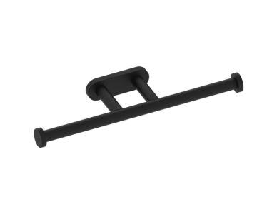 double porte-papier hygiénique OSLO 144155 noir mat