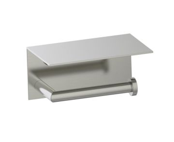 simple porte-papier hygiénique avec tablette OSLO 144159 nickel brossé