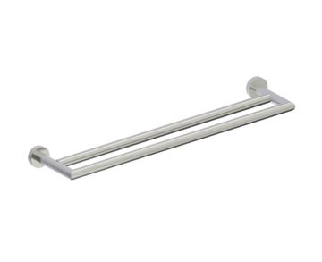 barre à serviette double 18 po OSLO 144182 nickel brossé