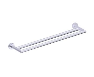 barre à serviette double 18 po OSLO 144182 chrome poli