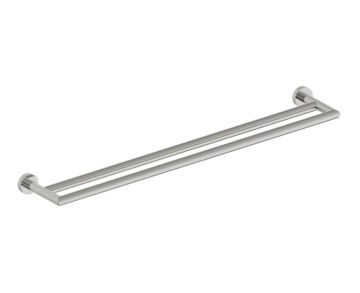 barre à serviette double 24 po OSLO 144242 nickel poli