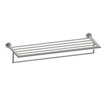 24 po tablette porte-serviettes avec barre à serviette OSLO 144442 nickel brossé