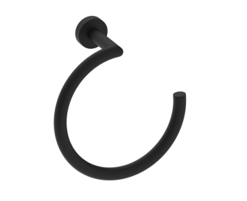anneau porte-serviette (C-shaped) OSLO 144463 noir mat