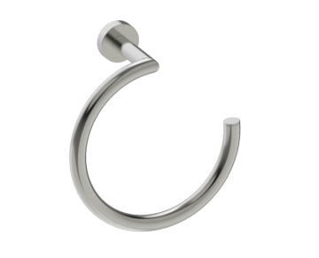 anneau porte-serviette dos plein OSLO 144463SB nickel brossé