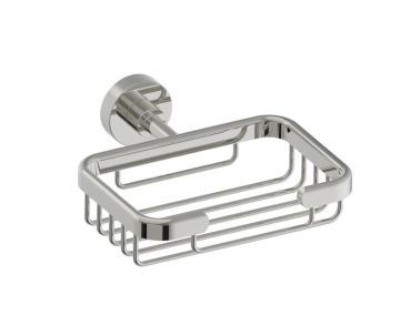 montage muraled panier porte-savon OSLO 144600 nickel poli