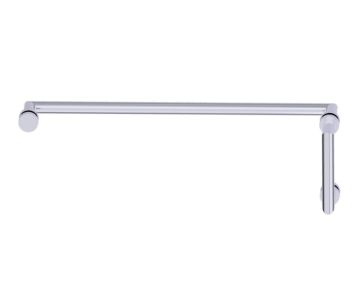 poignée de porte de douche décalée 6 po x 24 po OSLO 14470624 chrome poli