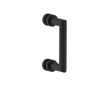 6 po poignée de porte de douche OSLO 1447506 noir mat