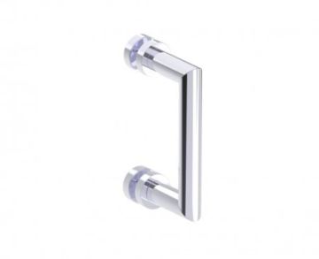 6 po poignée de porte de douche OSLO 1447506 chrome poli