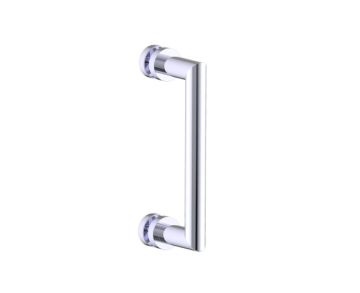 8 po poignée de porte de douche OSLO 1447508 chrome poli