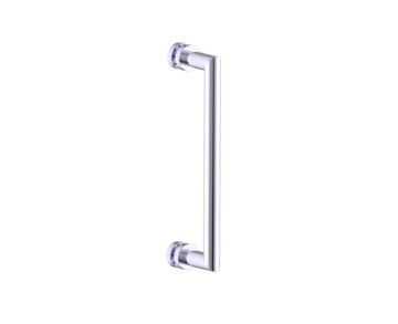 12 po poignée de porte de douche OSLO 1447512 chrome poli