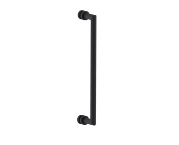 18 po poignée de porte de douche OSLO 1447518 noir mat