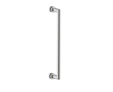 18 po poignée de porte de douche OSLO 1447518 nickel brossé