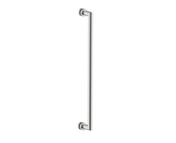 24 po poignée de porte de douche OSLO 1447524 nickel brossé
