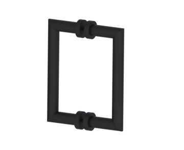 poignée double pour porte de douche 8 po OSLO 1447808 noir mat