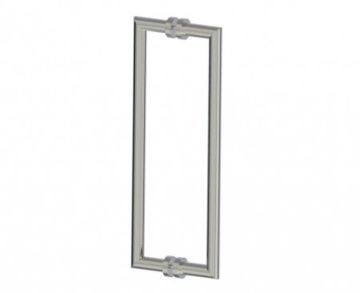 poignée double pour porte de douche 18 po OSLO 1447818 nickel poli
