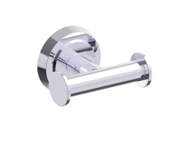 crochet à peignoir double SOFIA 167132 chrome poli
