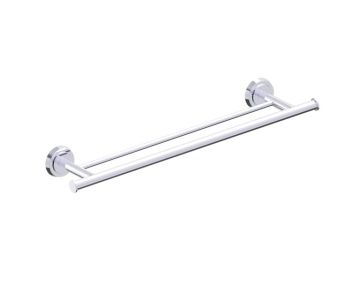 barre à serviette double 18 po SOFIA 167182 chrome poli