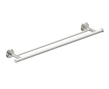 barre à serviette double 24 po SOFIA 167242 nickel brossé