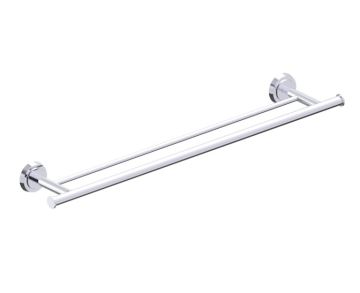 barre à serviette double 24 po SOFIA 167242 chrome poli