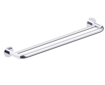 barre à serviette double 24 po NICE 170242 chrome poli