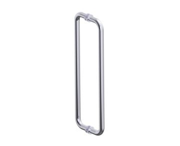 poignée double pour porte de douche 18 po NICE 1707818 chrome poli