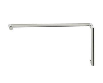 poignée de porte de douche décalée 8 po x 18 po SEVILLE 18870818 nickel brossé