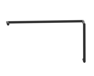 poignée de porte de douche décalée 12 po x 24 po SEVILLE 18871224 noir mat