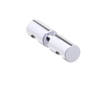 double poignée de porte de douche SEVILLE 1887502 chrome poli