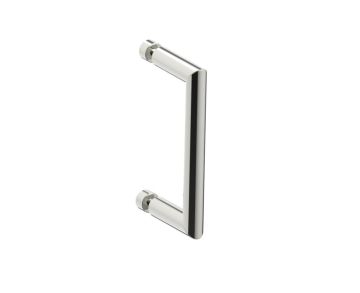 6 po poignée simple pour porte de douche SEVILLE 1887506 nickel poli