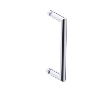 8 po poignée simple pour porte de douche SEVILLE 1887508 chrome poli