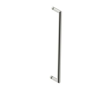 18 po poignée simple pour porte de douche SEVILLE 1887518 nickel brossé