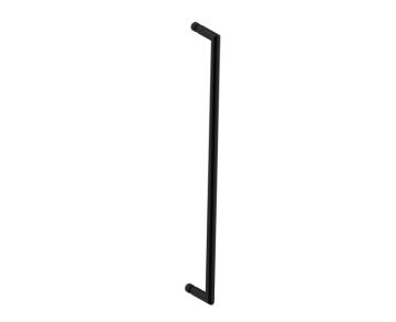 24 po poignée simple pour porte de douche SEVILLE 1887524 noir mat