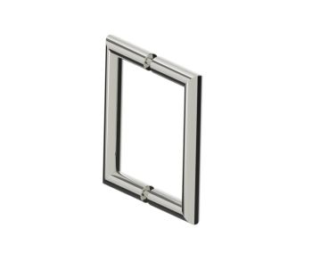 poignée double pour porte de douche 6 po SEVILLE 1887806 nickel poli