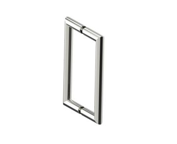 poignée double pour porte de douche 8 po SEVILLE 1887808 nickel poli