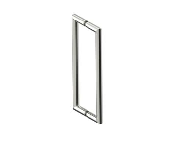 poignée double pour porte de douche 12 po SEVILLE 1887812 nickel brossé