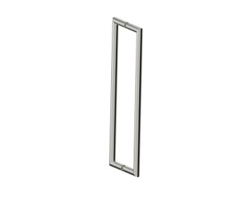 poignée double pour porte de douche 18 po SEVILLE 1887818 nickel brossé