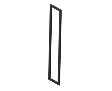 poignée double pour porte de douche 24 po SEVILLE 1887824 noir mat