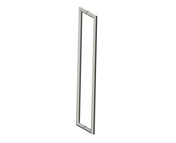 poignée double pour porte de douche 24 po SEVILLE 1887824 nickel poli