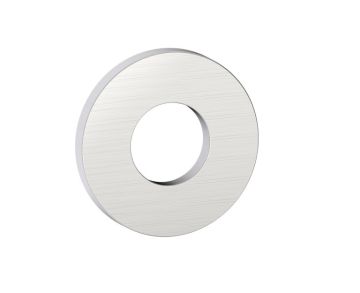 Round Large Rosette SEVILLE 188RDLG nickel brossé