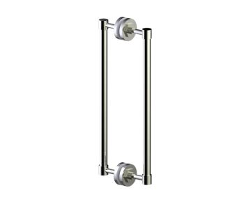 poignée double pour porte de douche 12 po WINDSOR 2247812 nickel poli