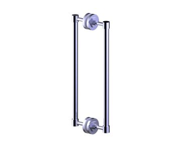poignée double pour porte de douche 12 po WINDSOR 2247812 chrome poli