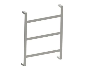 24 po Towel Ladder BERLIN 232455 nickel brossé