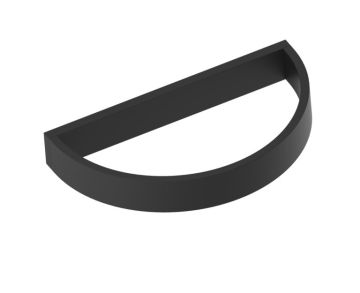 Half Moon anneau porte-serviette BERLIN 232463 noir mat