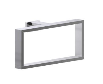 Rectangluar anneau porte-serviette BERLIN 232464 nickel brossé