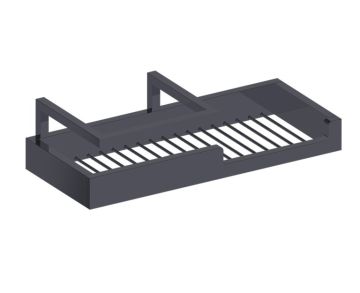 Shower Soap/Shampoo Basket BERLIN 232605 noir mat