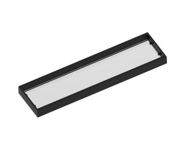 21 po tablette en verre BERLIN 232671 noir mat