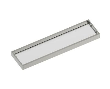 21 po tablette en verre BERLIN 232671 nickel brossé
